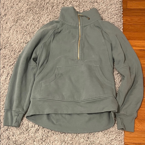 lululemon athletica Gray Half-Zip Sweatshirt - Picture 1 of 2